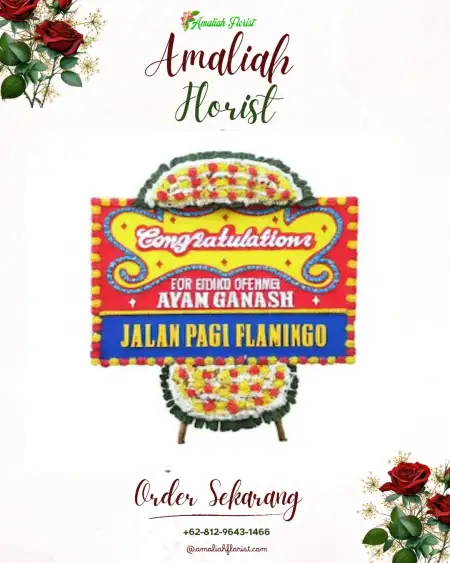 Sewa Papan Bunga Gane Barat Selatan